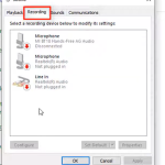 WO Mic Connected But No Sound