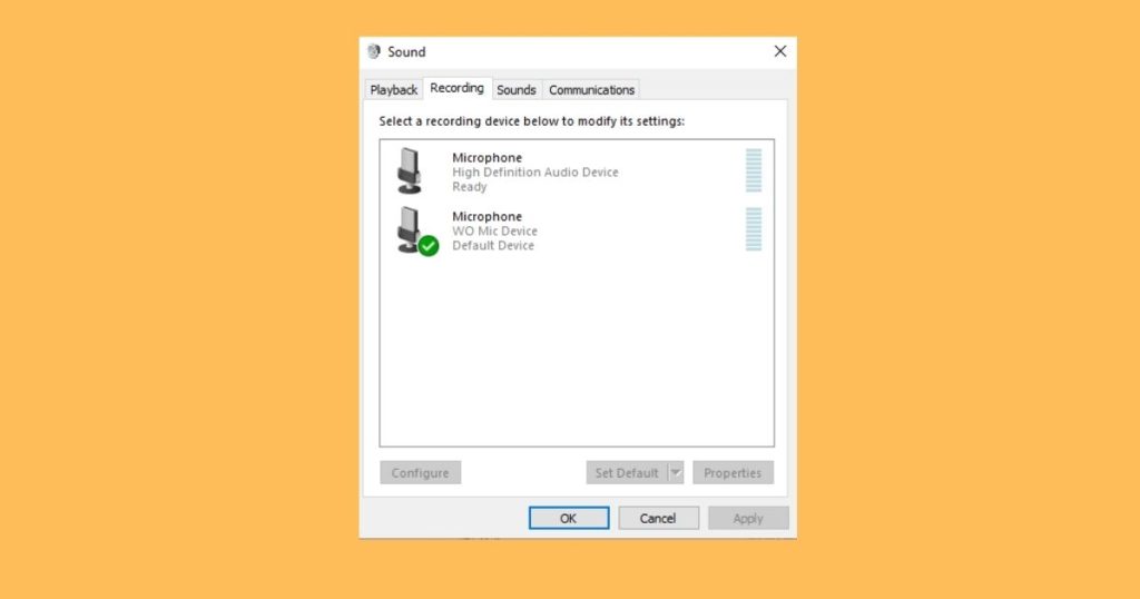 Use Wo Mic Device